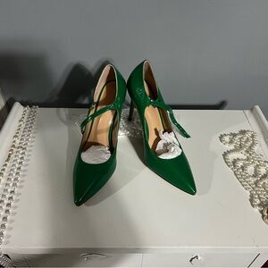 Elegant Green Women's Heels
